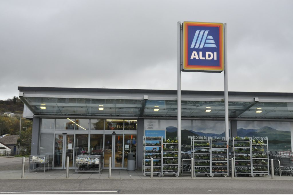 Aldi supermarket Oban